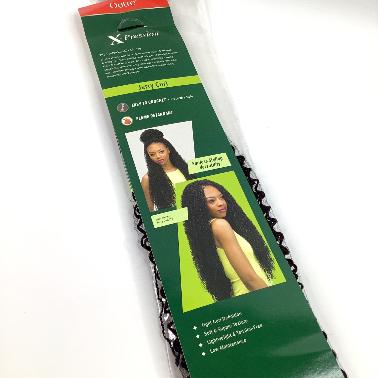 X-Pression Jerry Curl Hair Extensions 24″ Color 950 Crochet Braid