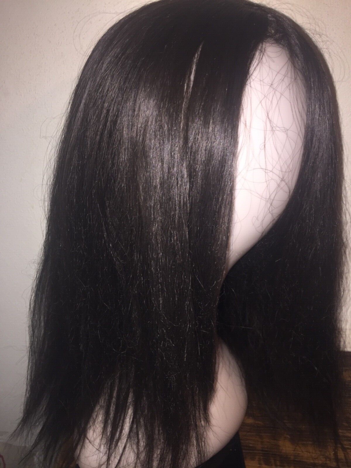 A Full Body, Flowing, Long, Dark Wig for A Very Low Price!