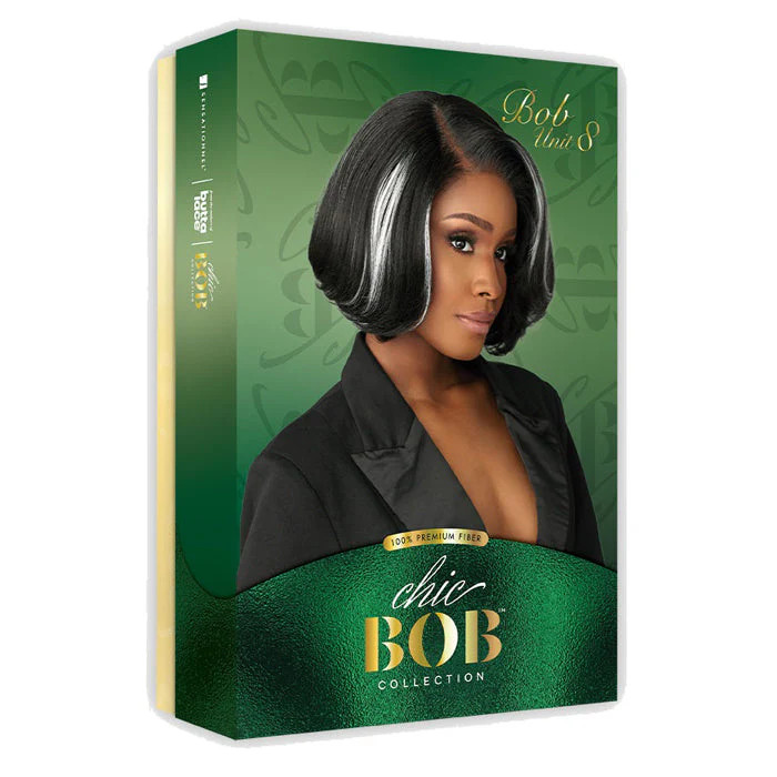 Sensationnel Chic Bob Glueless 5″ Deep Part HD Lace Wig – BOB UNIT 8