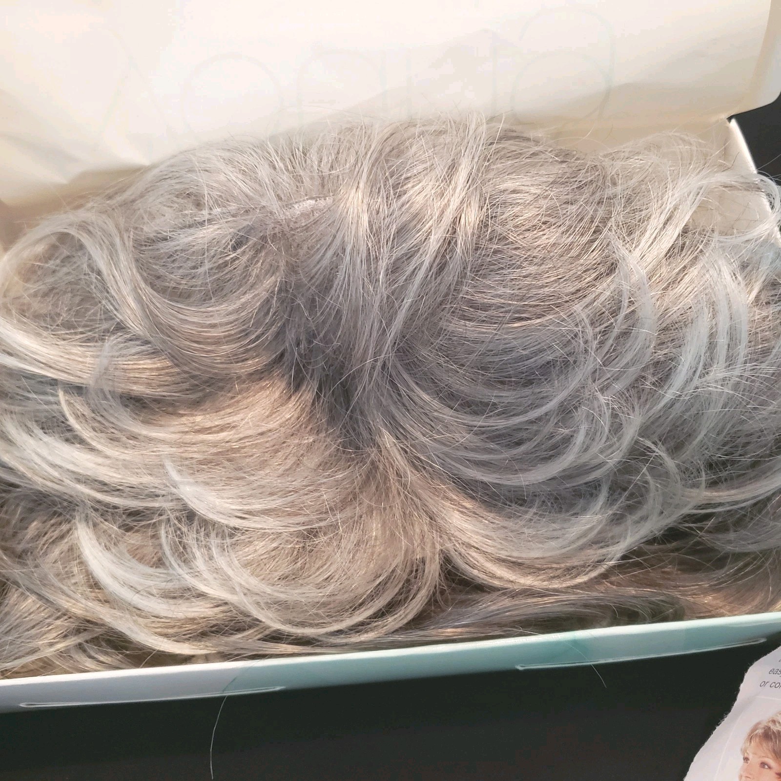 Lot of 4 Vintage Short Haired Adult Female Wigs Paula Young. Grey See pics