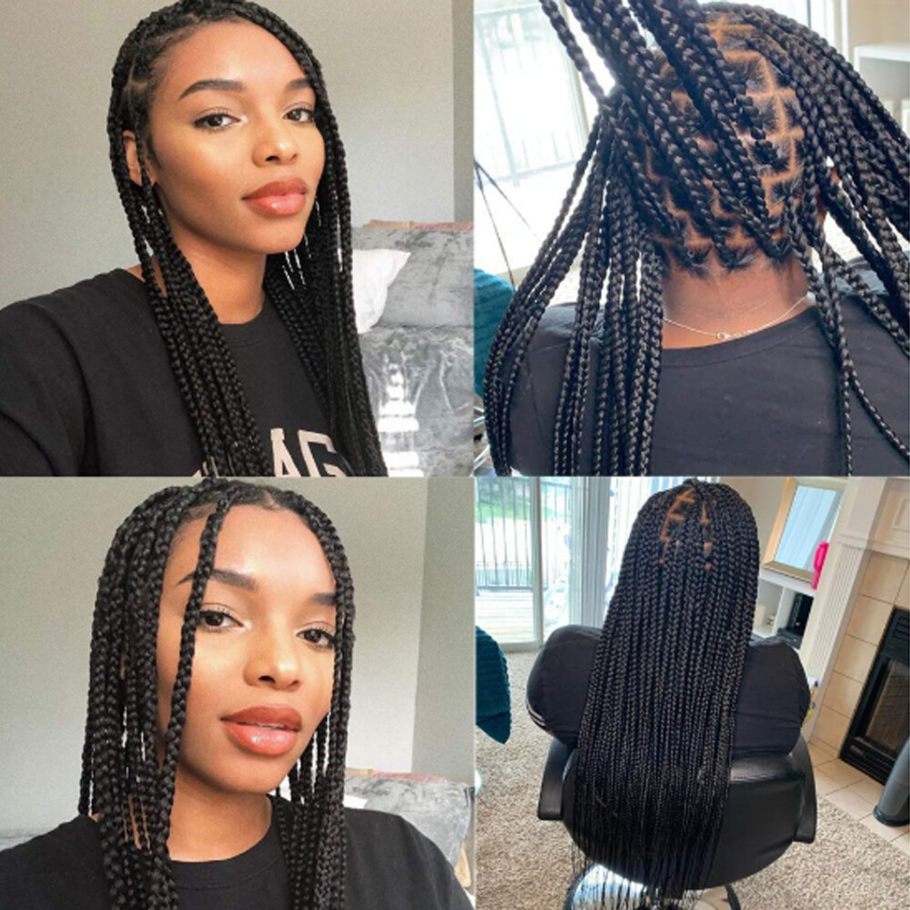 5 packs Yaki Straight Pre-stretched Braiding Box Braids Twist Hair Extensions D8