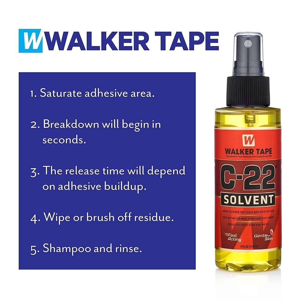 4 oz C-22 Wig Tape Remover – Gentle Fast-Acting Bond Release for Hair Extensions