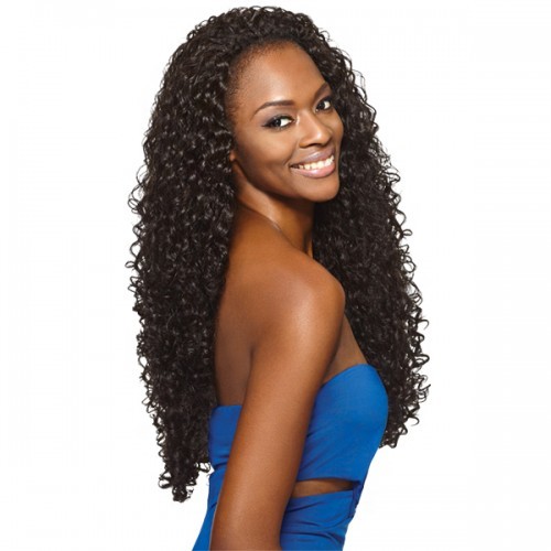 PENNY 26″ – OUTRE SYNTHETIC QUICK WEAVE HALF WIG LONG CURLY