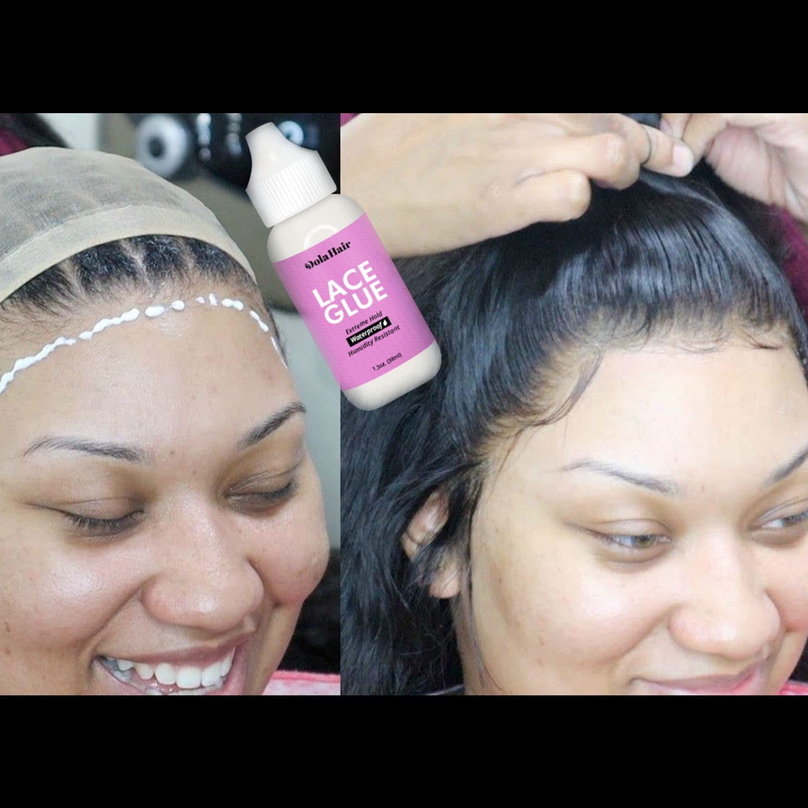 Dolahair Wig Glue Spray for Front Lace Wig Lace Melting Spray for Wigs Melting S