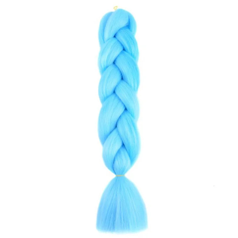 24Inch Synthetic Yaki Straight Braiding Hair Extensions for Women Dreadlocks