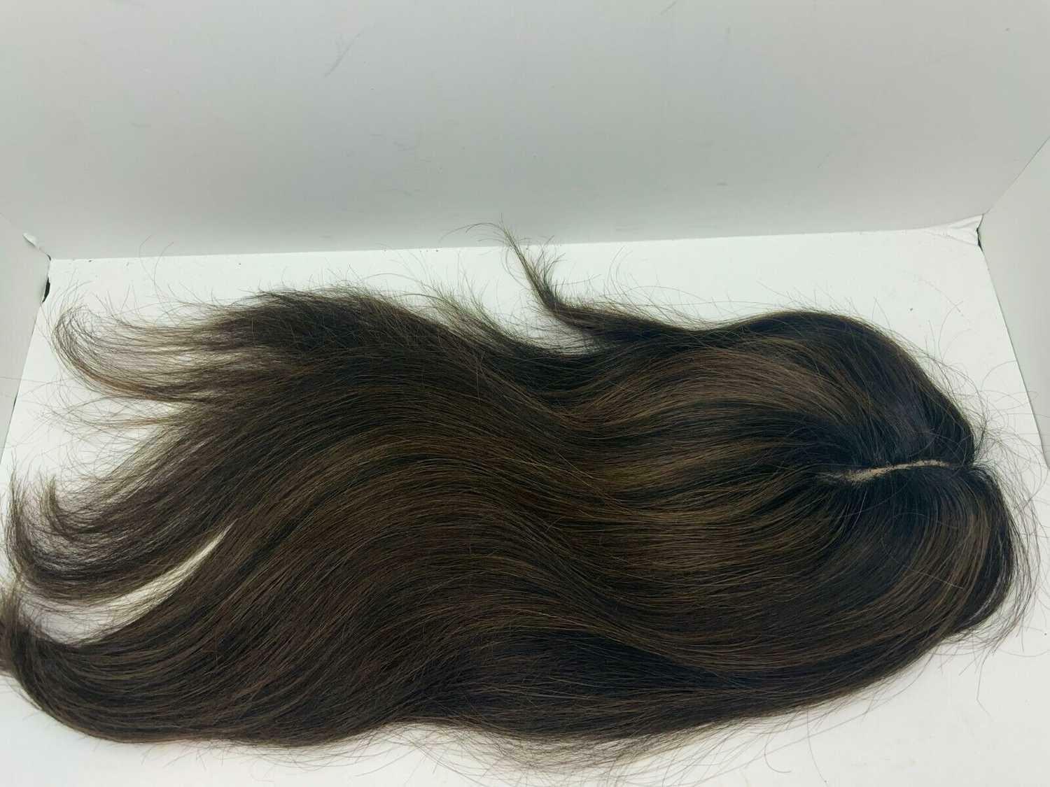 LAUREN ASHTYN EUROPEAN CUSTOM LUXURY HUMAN HAIR TOPPER 20″