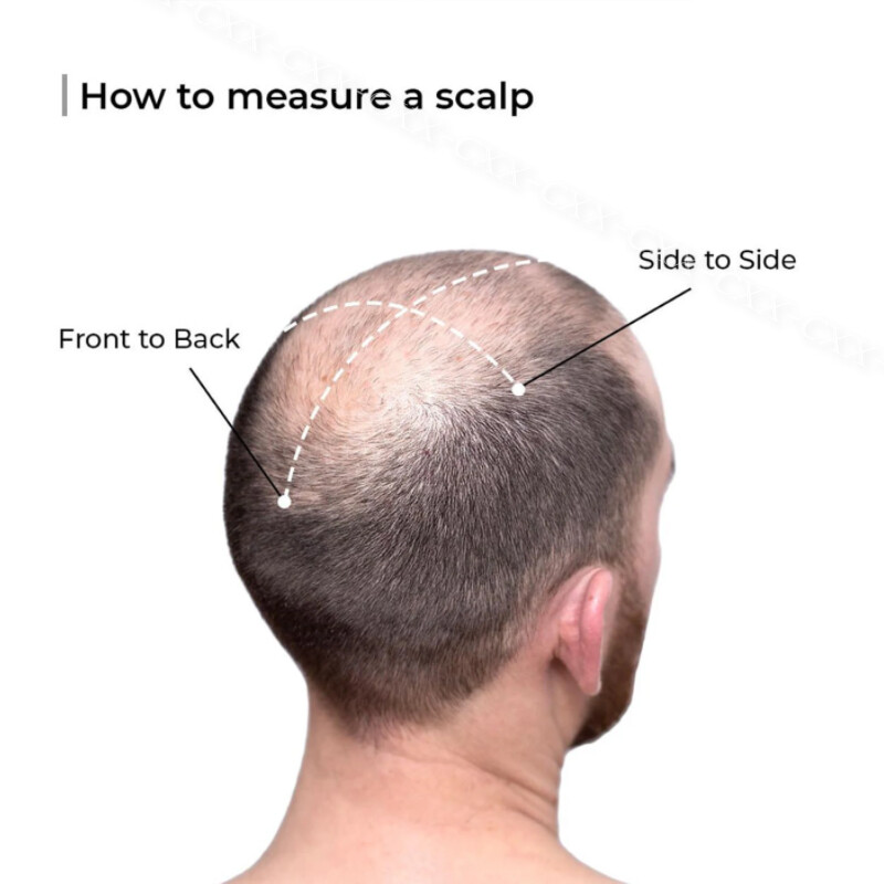 Mens Toupee Hairpiece 100% Human Hair System Replacement Skin PU Short Buzz Cut