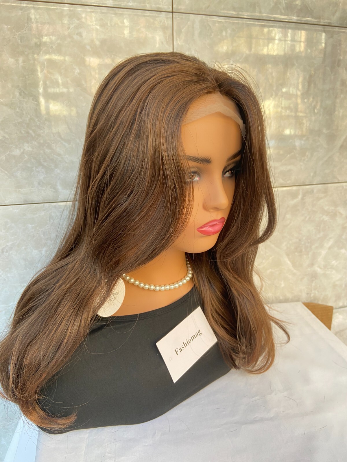 Long Straight Lace Front 100% Human Hair Blend Heat Ok Wigs Women Super Natural