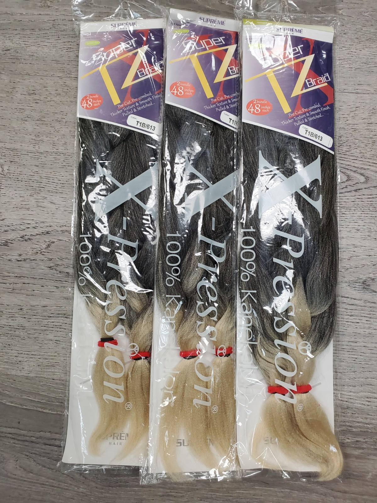 Supreme Super X TZ 2 Bundle 48” Synthetic Hair 100% Kanekalon [PACK OF 3]