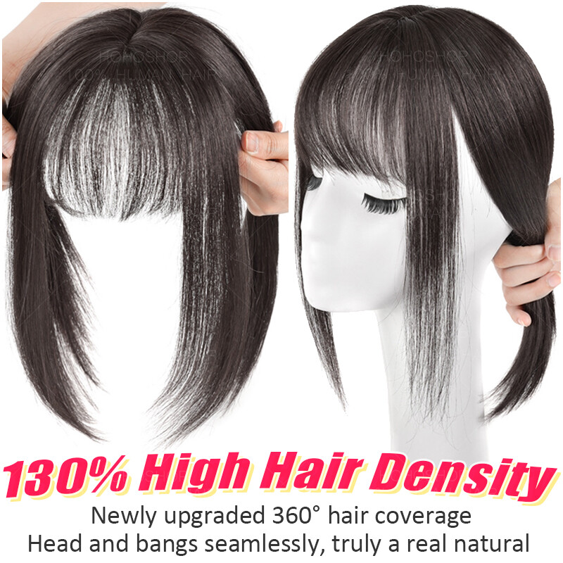 Russian Human Hair Mono Silk Women Topper REMY Hairpiece Toupee Wigs FULL 130%