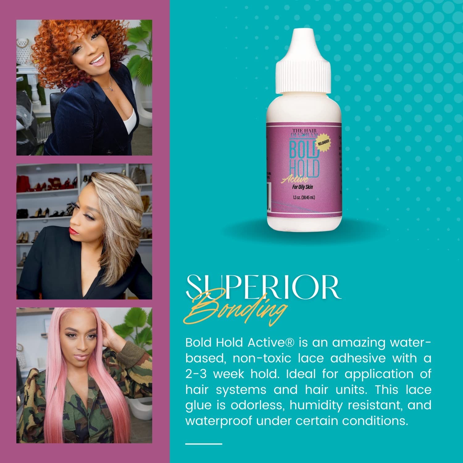 The Hair Diagram – Reloaded – Strong Hold Glue for Wigs and Hair Systems – In…