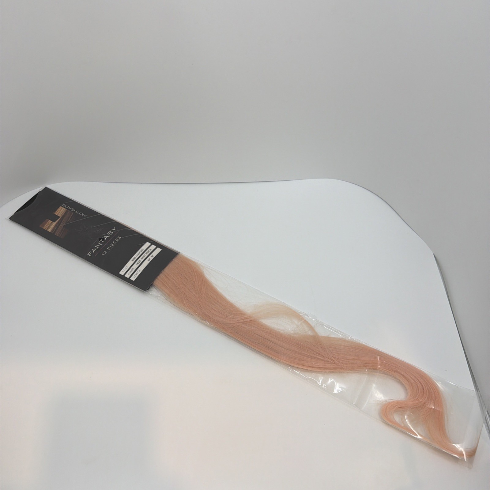 Hotheads Tape In Extensions Original Fantasy Color Soft Peach 12 Pieces 16-18”