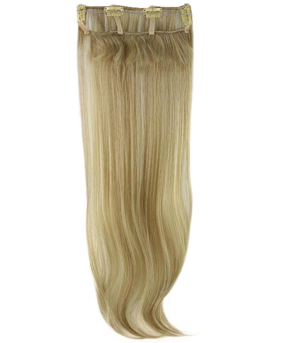Adult Women’s Straight Blonde High Heat Clip-In Extension (24 in),ST-006