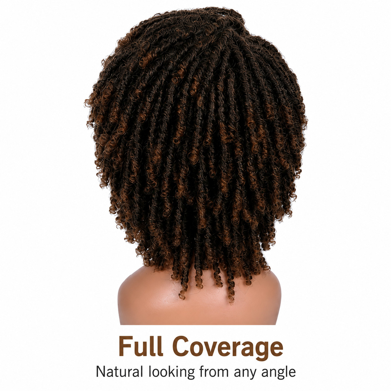 Short Braided Wigs Dreadlock Wig for Black Women Braid Crochet Twist Faux Hair