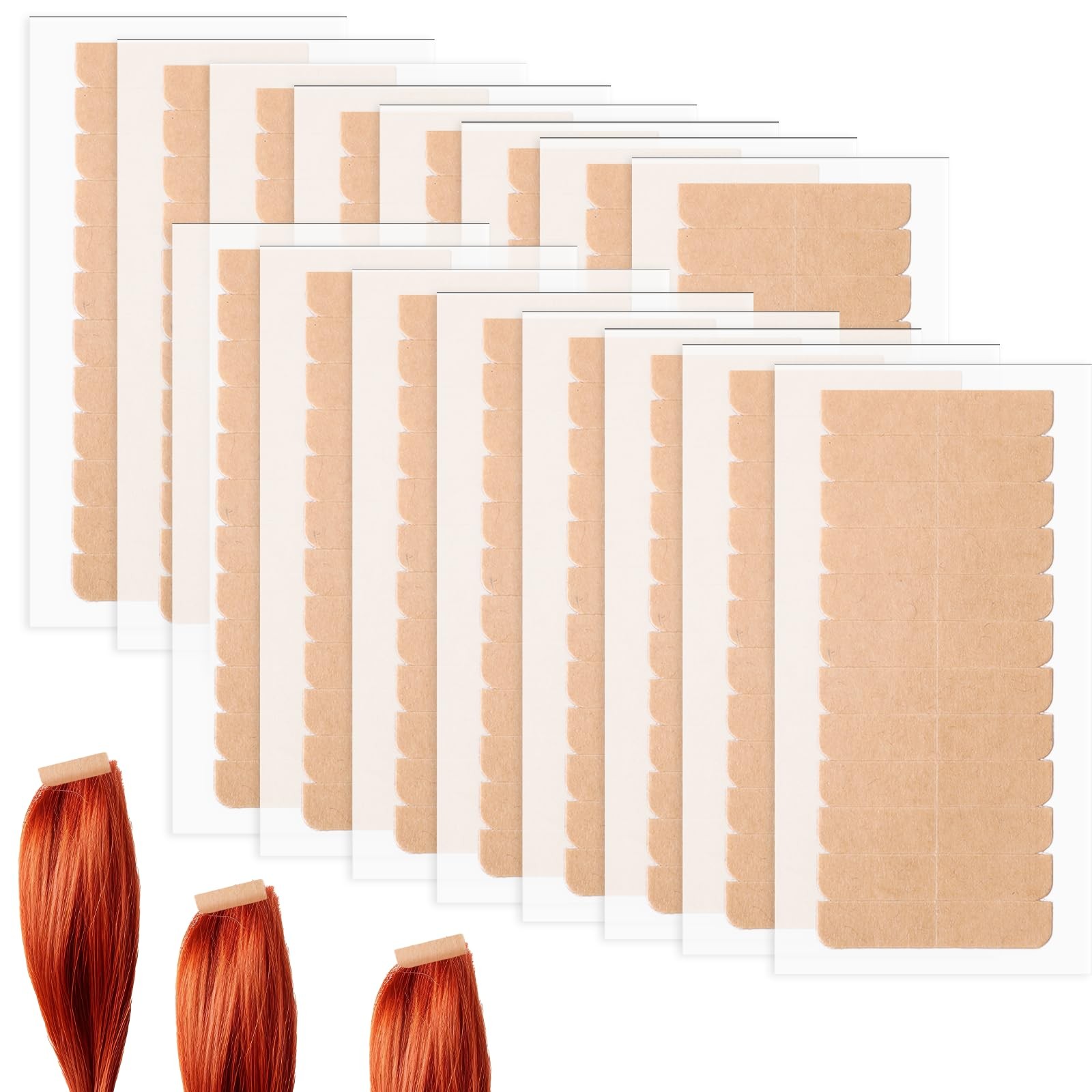 Hair Extension Tape Strong Adhesive Replacement Tabs 240PCS