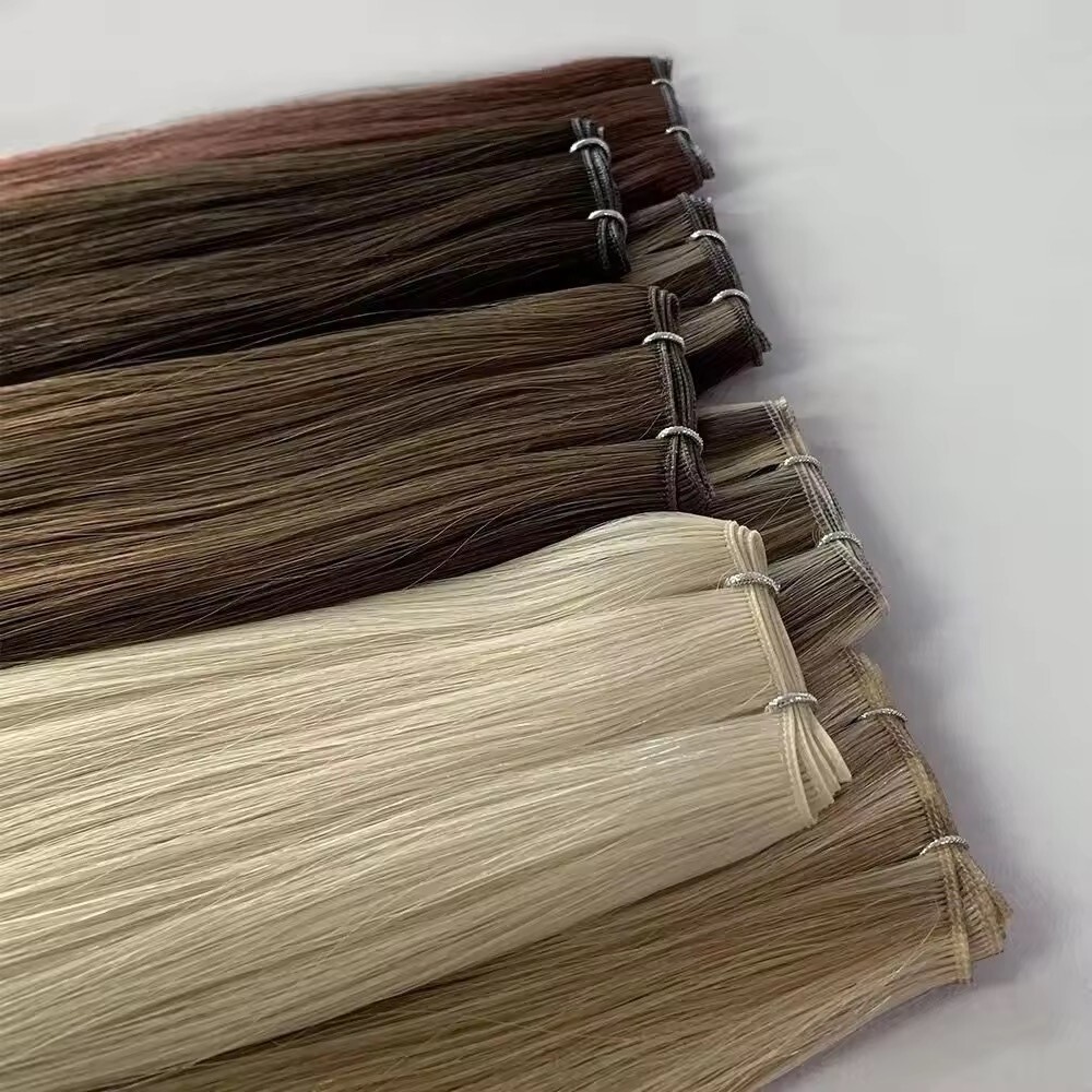 Genius Weft Hair Extensions Remy Russian Human Hair Invisible Natural Looks 100G