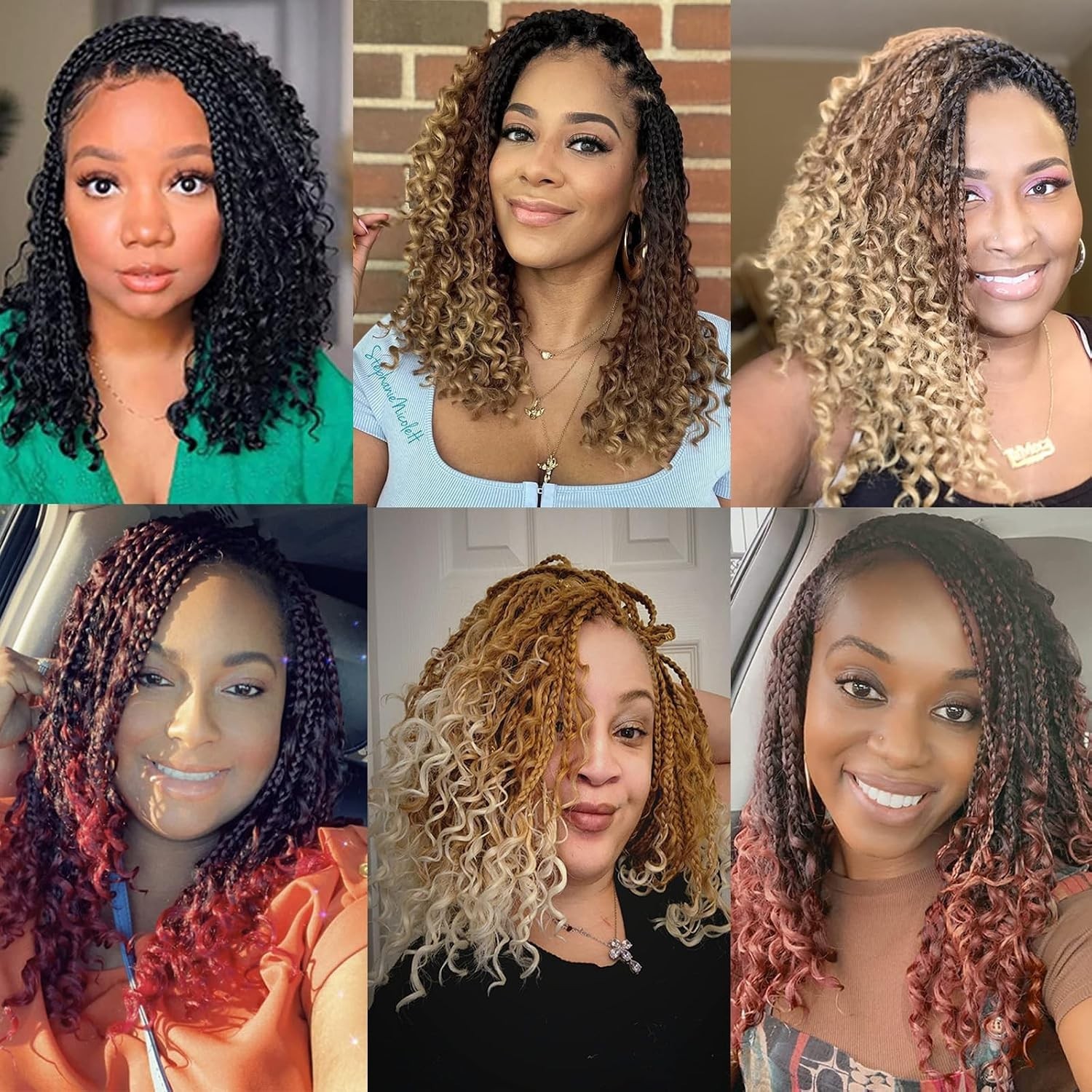 Tight & Silky Goddess Box Braids Crochet Hair – 8 Packs