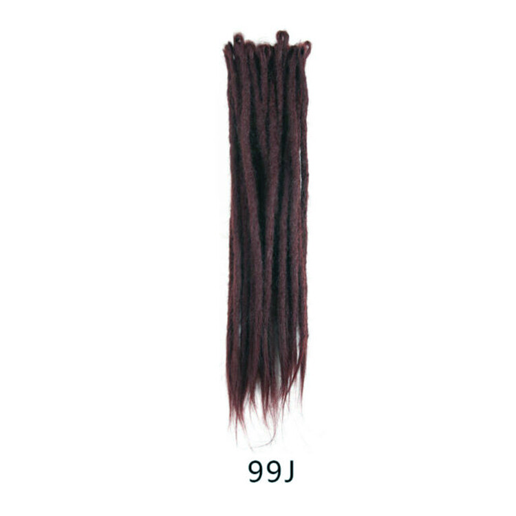20in Ombre Dreadlocks Extensions Crochet Braiding Hair Dreads Locs Synthetic New