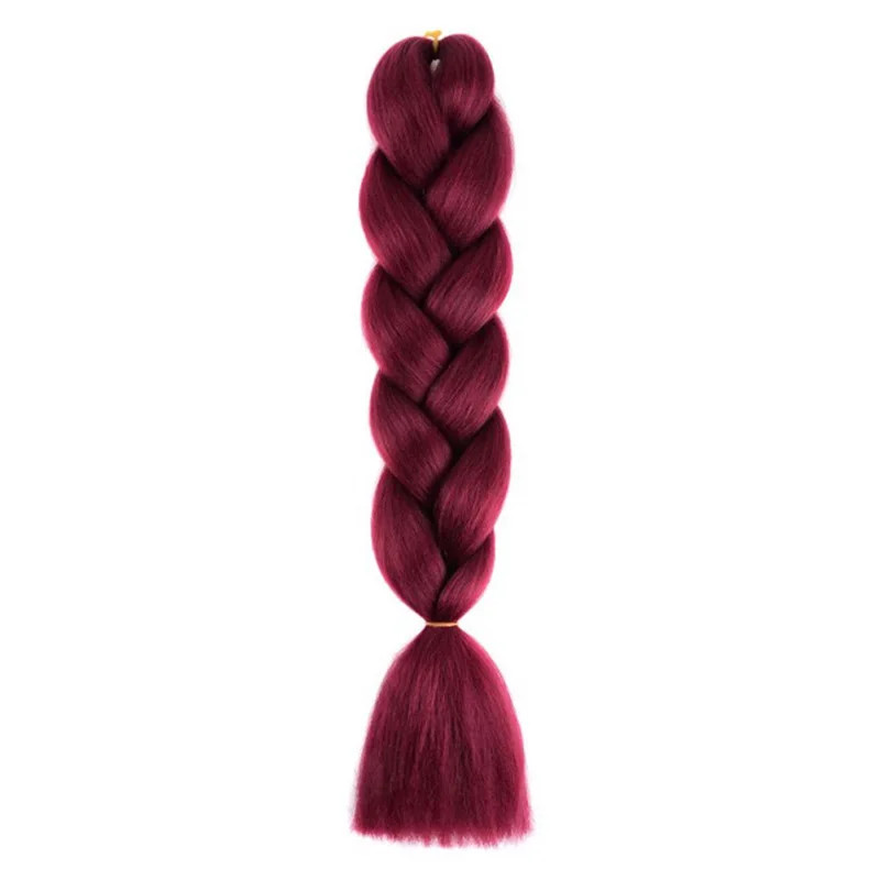 24Inch Synthetic Yaki Straight Braiding Hair Extensions for Women Dreadlocks