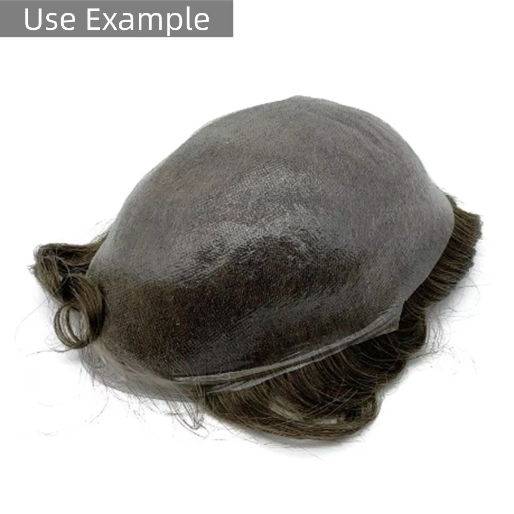 Half PU Caps for Wig Making Men’s Toupee Hair Topper