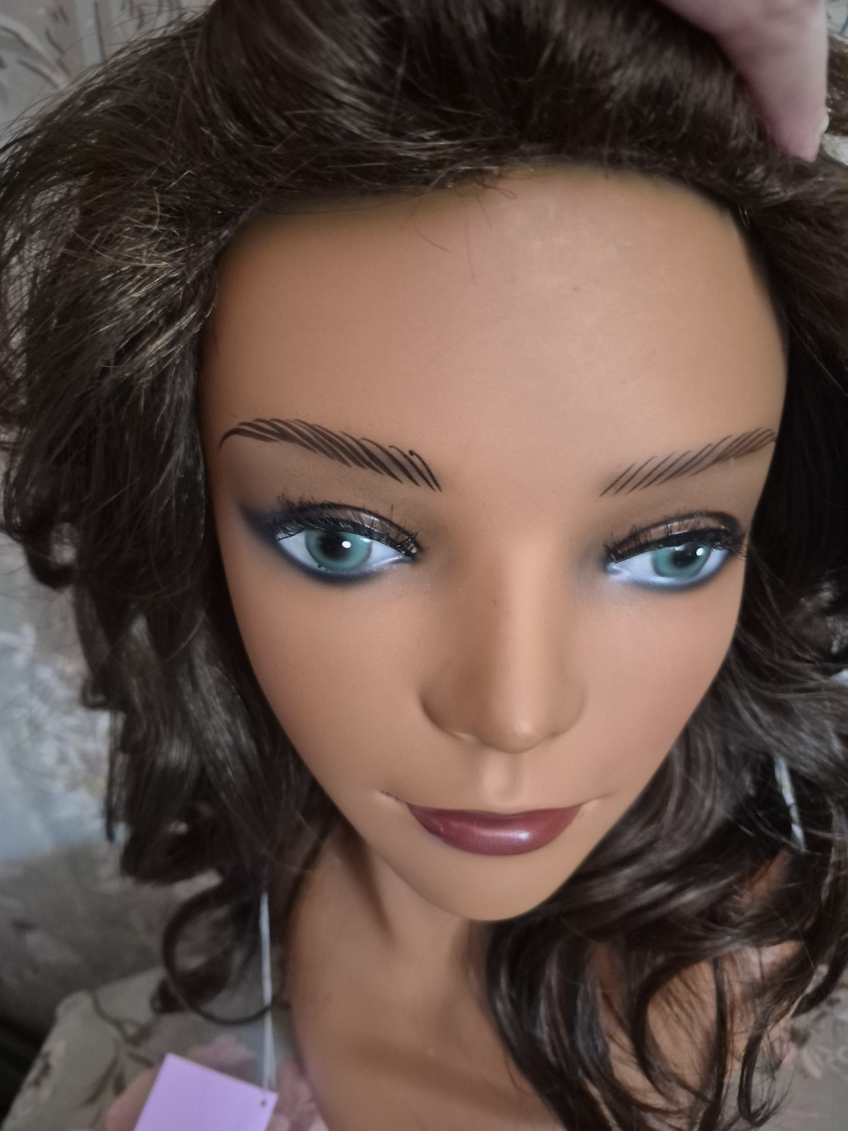 Paula Young Emmeline Avg. Cap Medium Golden Brown Curly/Wavy Wig