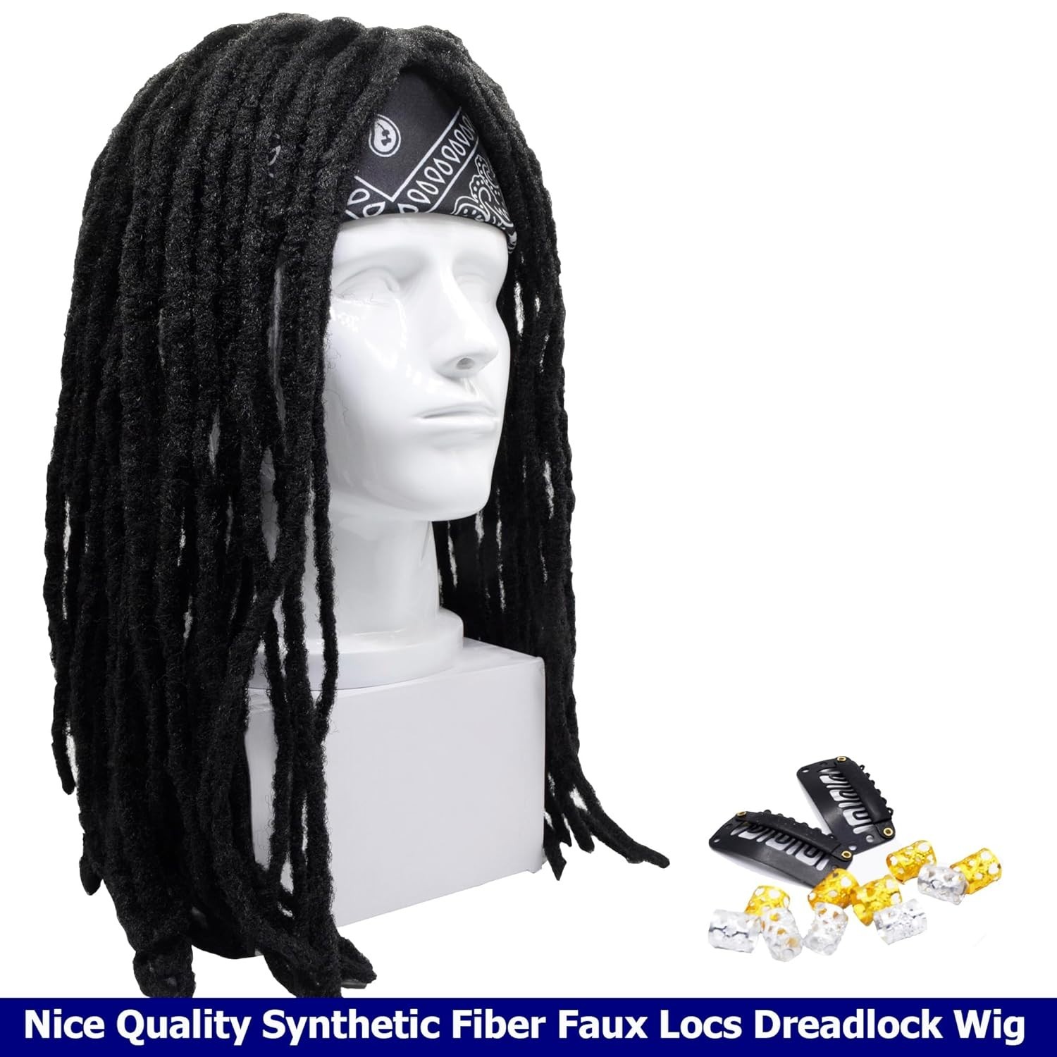 Effortless Installation Men’s Dreadlock Wig