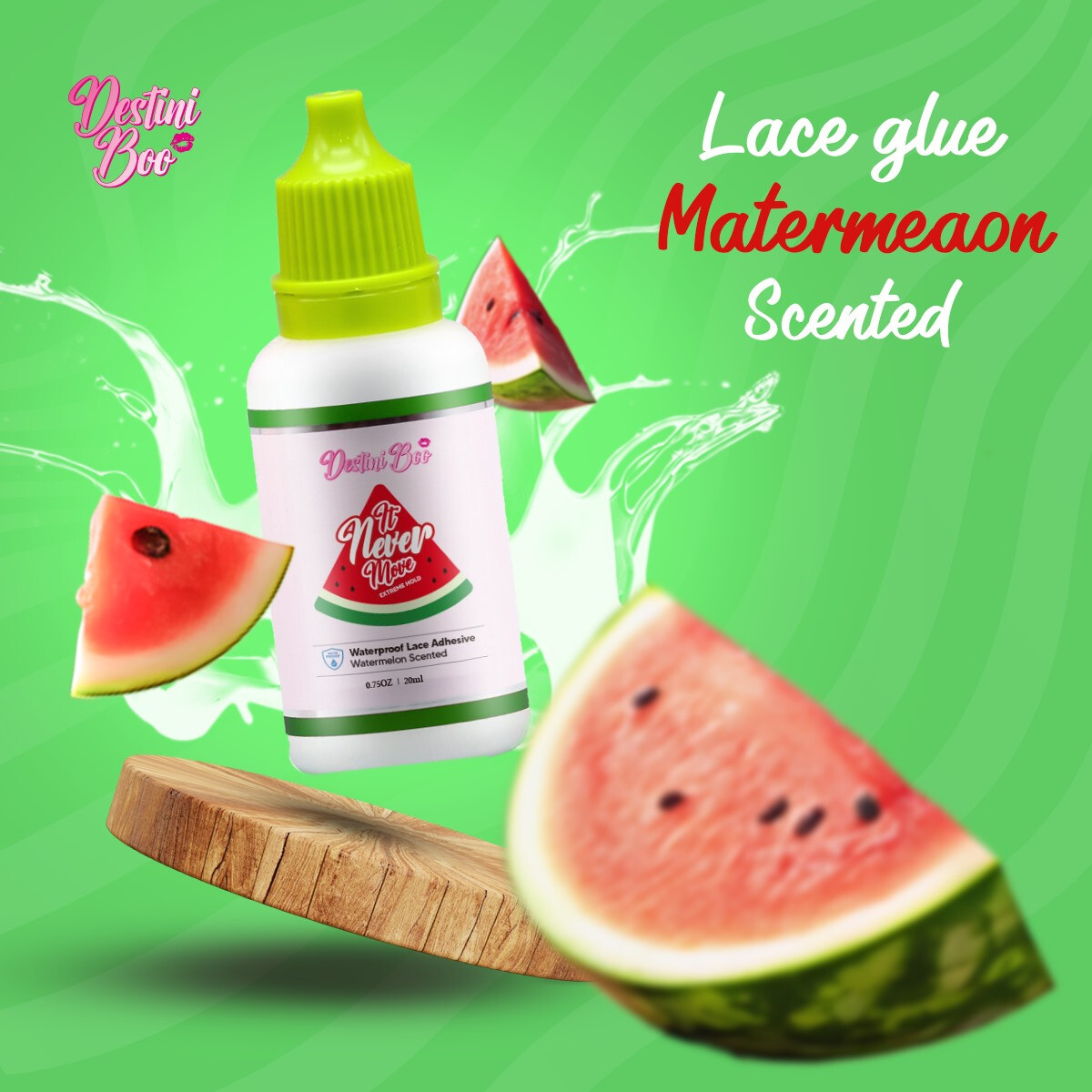 DESTINI BOO Lace Glue (Wigs and Hair) – Watermelon ( 20ml / 30ml )