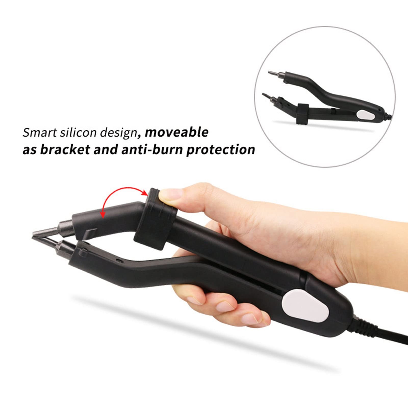 Fusion Hair Extensions Tool – Professional Heat Iron Connector Wand for Hair …