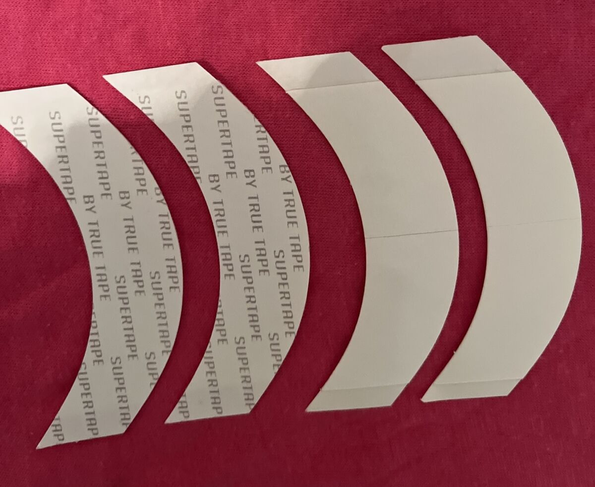 Supertape “CC”Contour Double Sided Hairpiece Tape 144 PCS. for Lace wigs,Toupee.