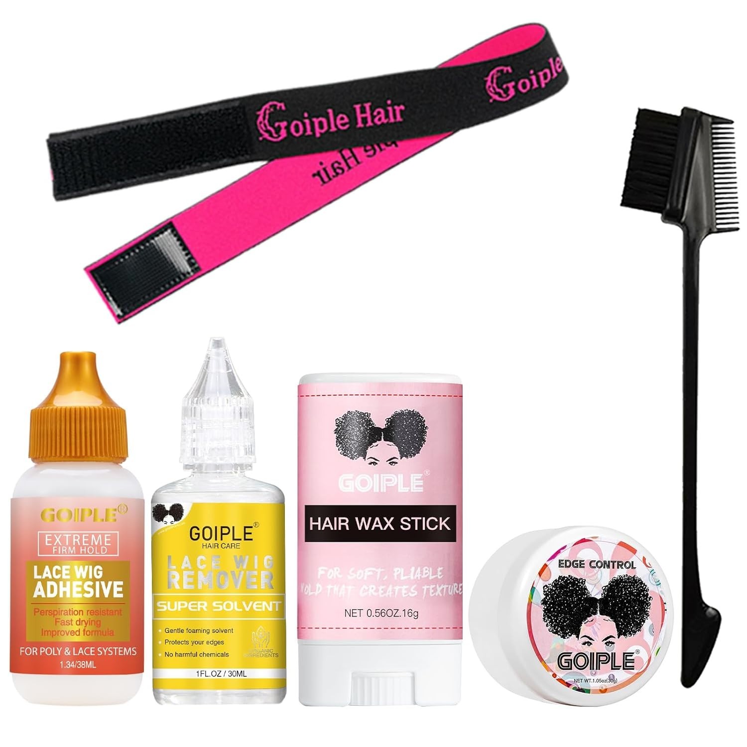 Fast-Drying Wig Adhesive Kit – Skin-Friendly and Waterproof for Everyday Use