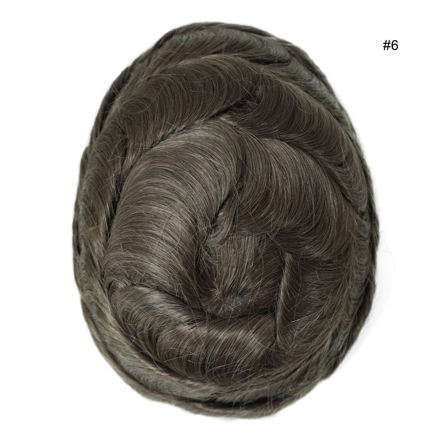 男式发饰人体头发替换系统精细单色 Toupee 经济运输-