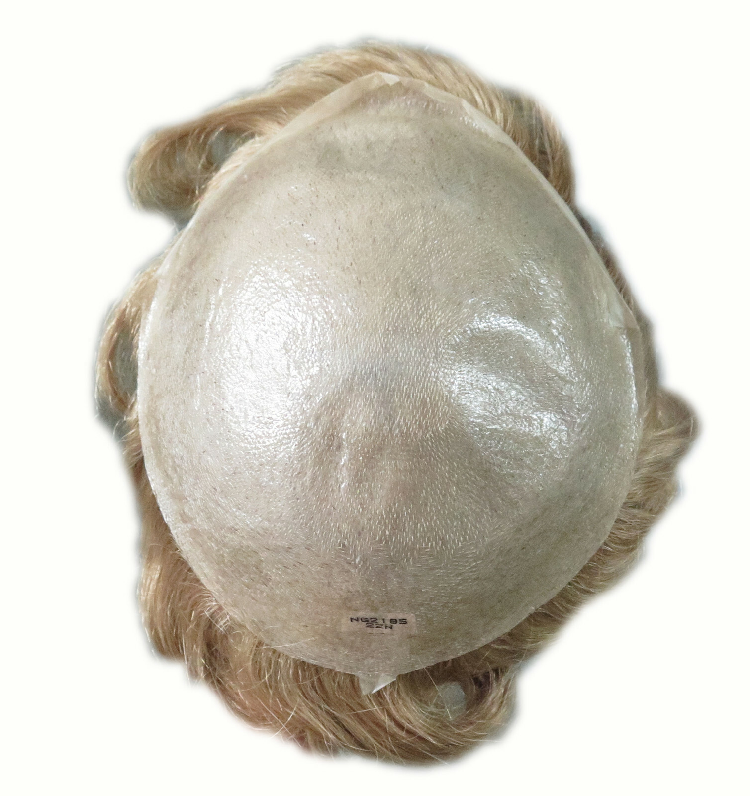 Super Natural Hair Replacement System V-loop Toupee Micro Thin Skin Unit #22R