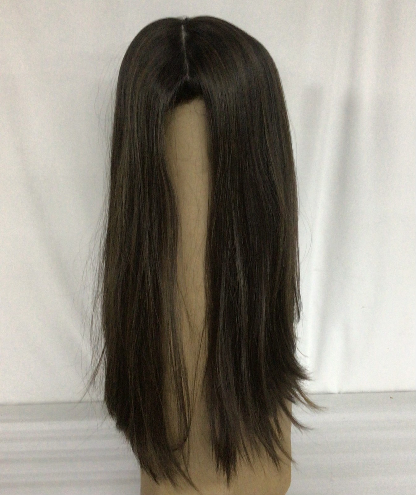 Malky Wig Sheitel European Multidirectional Straight Dark Brown 4