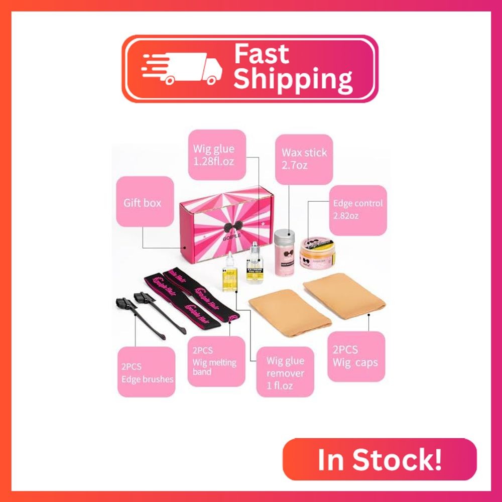 Wig Glue for Lace Front Wigs Lace Glue for Wig, Strong Hold Lace Glue for Lace F