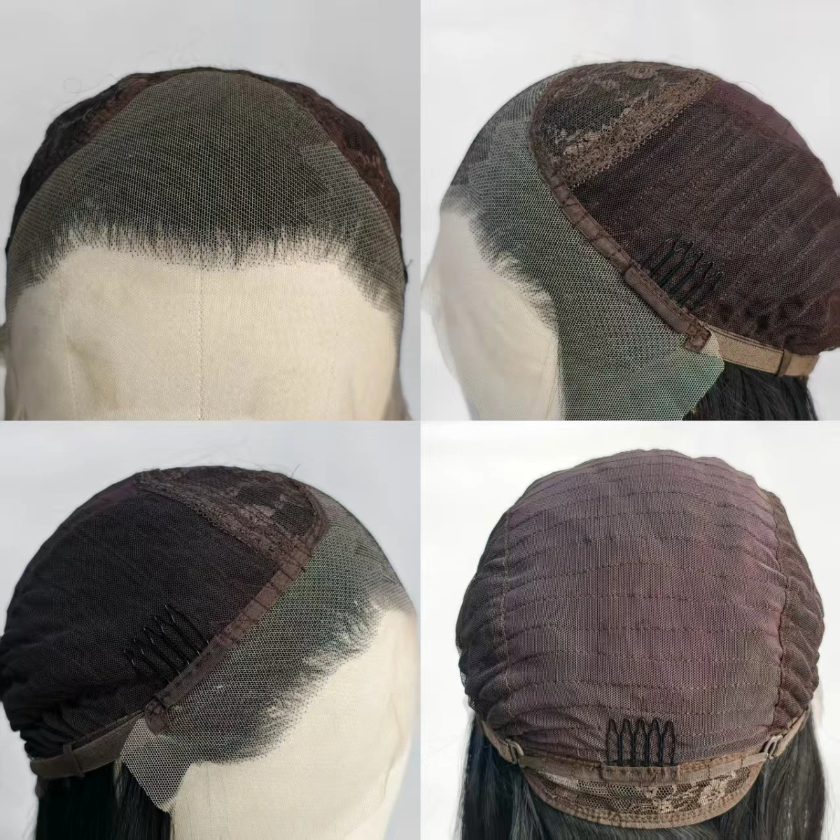 Long Straight Black Natural Lace Frontal Wig Synthetic Hair Women