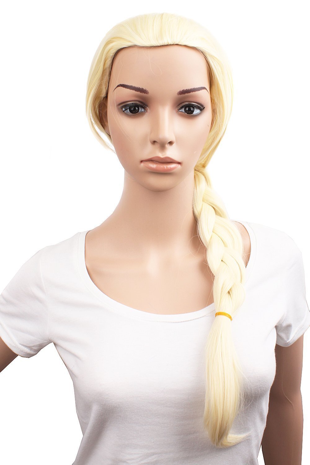 28″ Long Cosplay Queen Wig Light Blonde Costume Accessory
