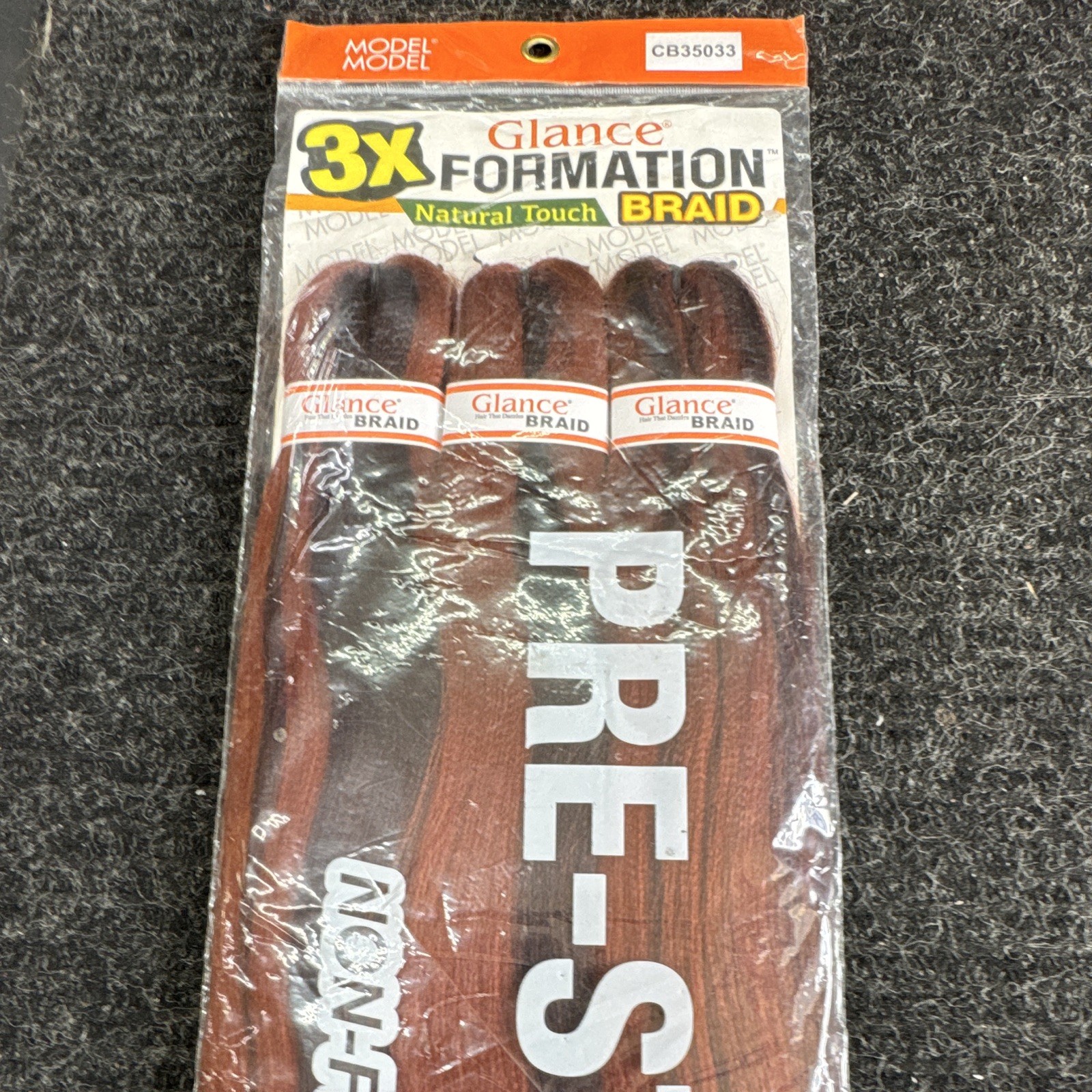 Model Model Glance Formation 3X Pre-Stretched Synthetic Braid 52in Dark Brown