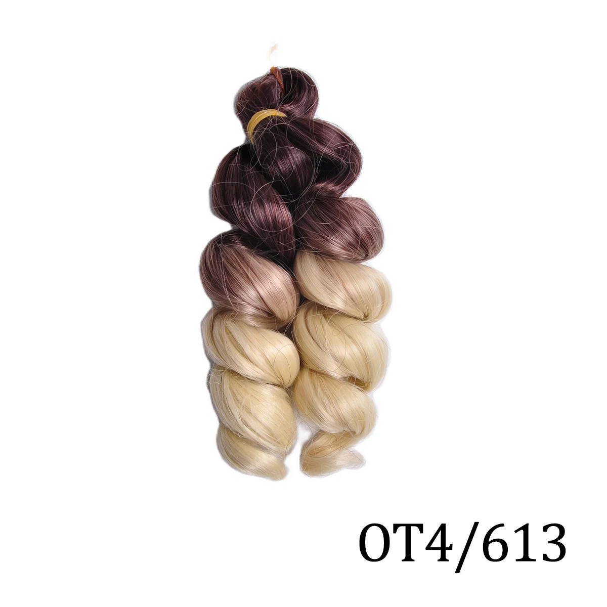 Bouncy Loose Curly Pre Stretched Braiding Hair Synthetic Easy Braid Crochet