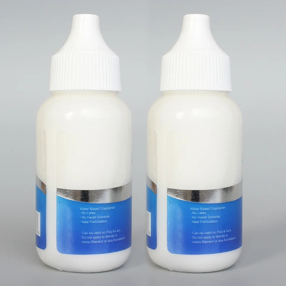1.3Oz 38Ml Wig Glue Waterproof Lace Glue Strong Hold White Color Cold Front Lace