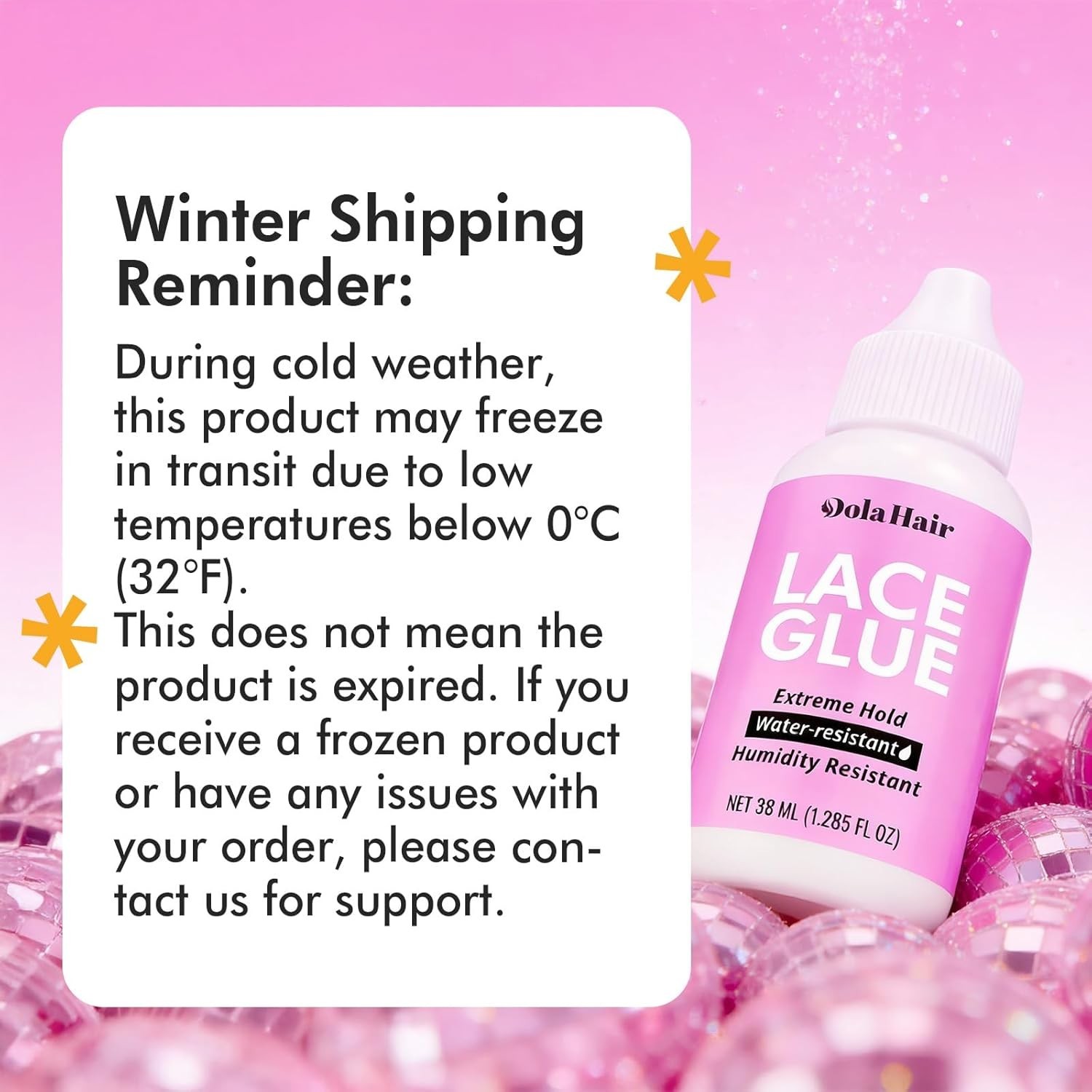 Extreme Hold Lace Glue for Wigs – 1.3oz Water-Resistant, Easy Application