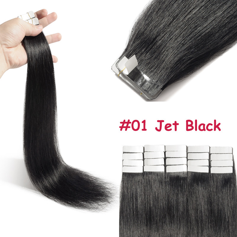 150g Tape In 100% Remy Human Hair Extensions THICK FULL HEAD 14″-24″ Long Medium