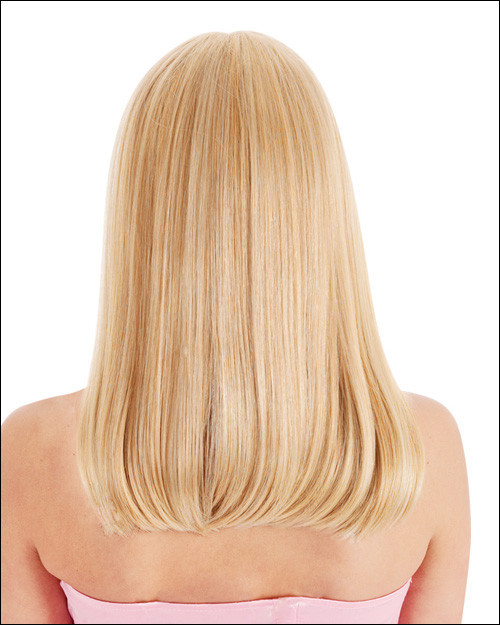Classic Cap women Synthetic straight Medium Blonde wig HengFeng MHL03