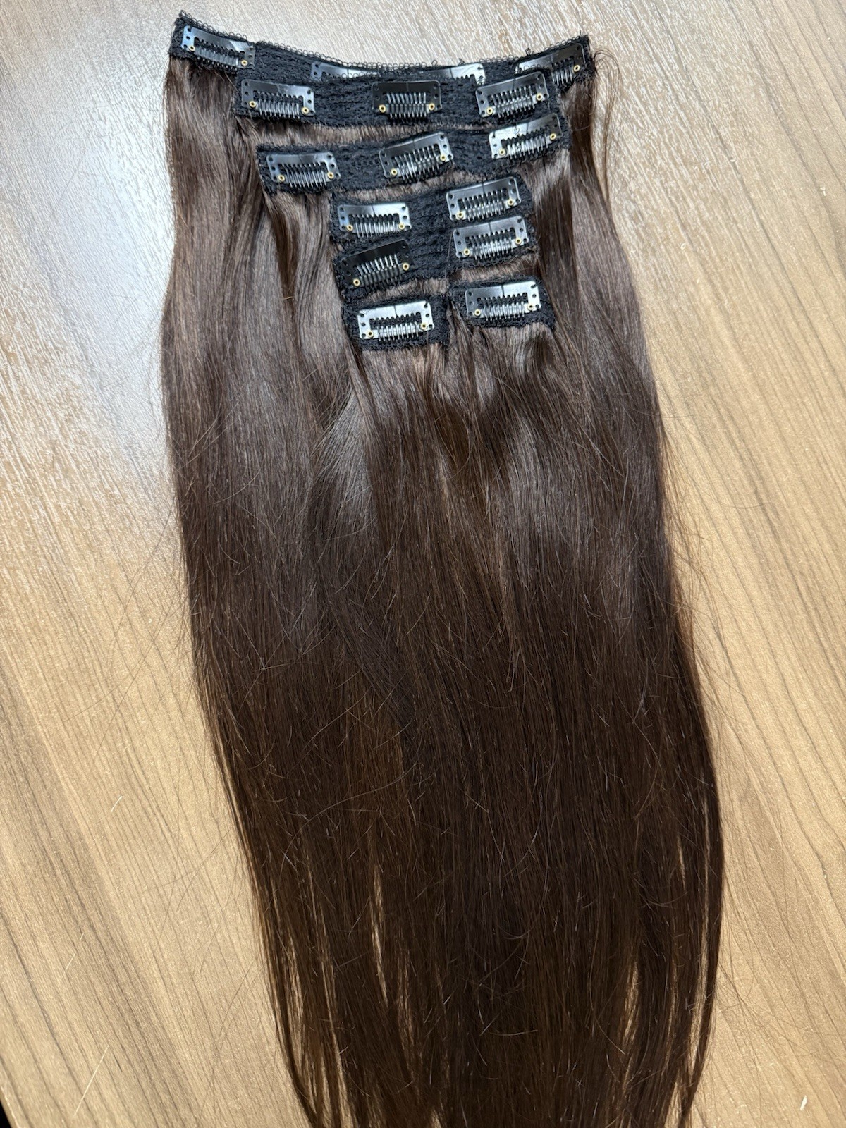 100% Virgin Human Hair Extensions- Clip in 7 pieces 140g 22 inch Straight