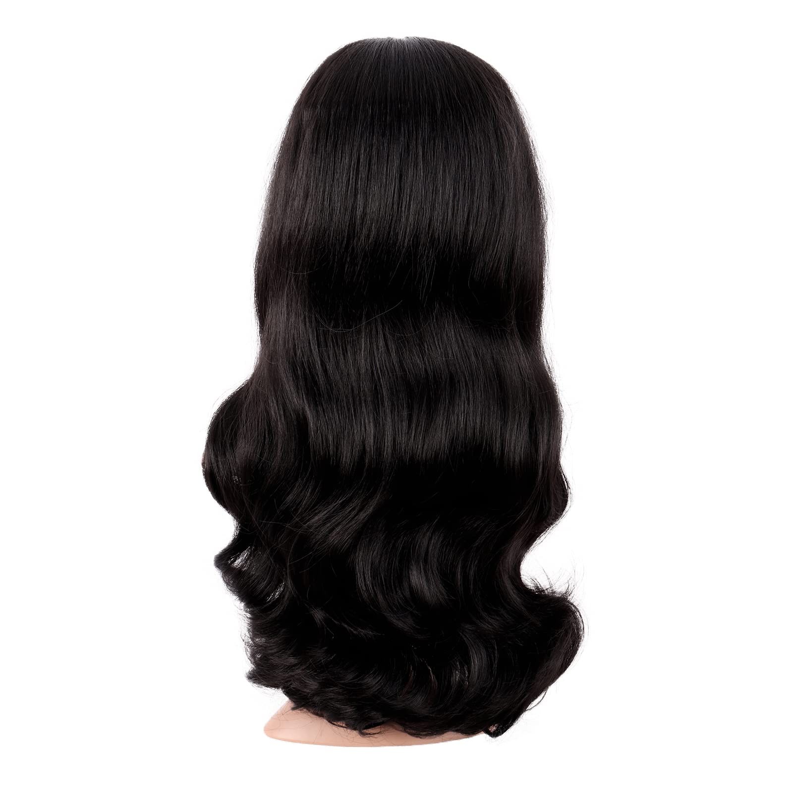 22 Inch/55cm Fashion Long Synthetic Fiber Curly Hair Middle Part Cosplay Wig …