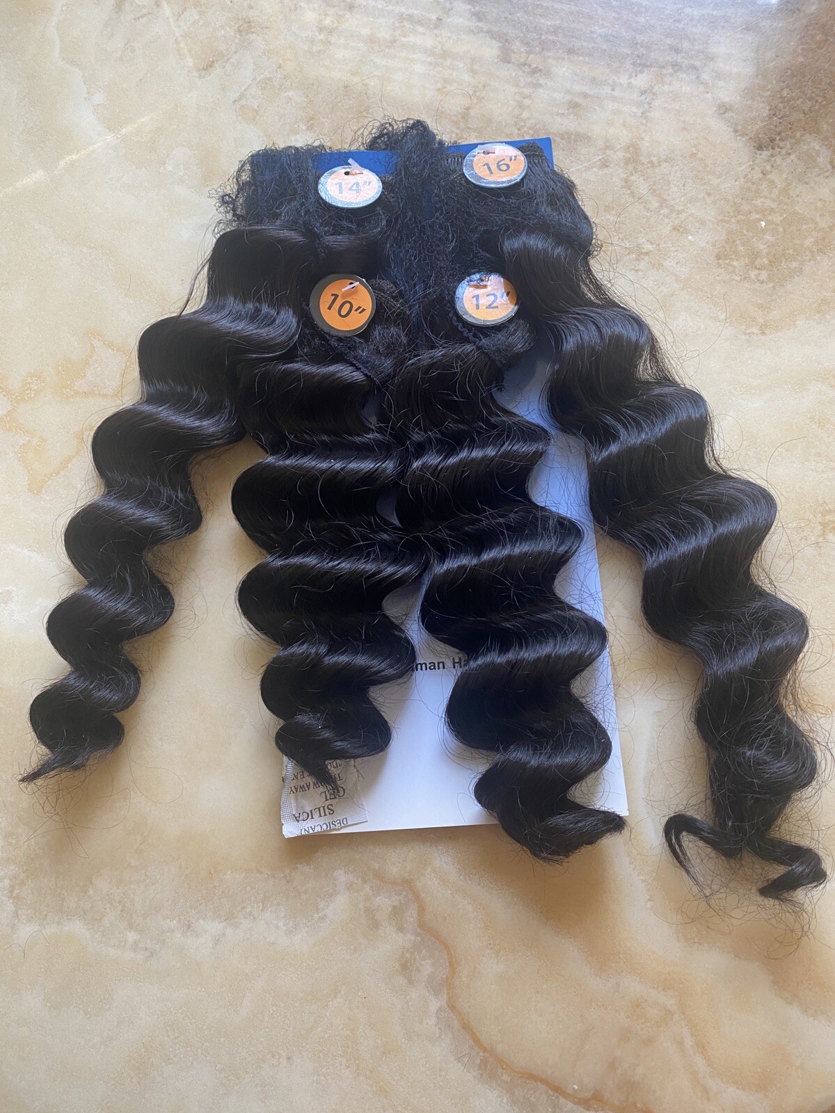 HAIRTREND QUALITY SYNTETHIC ALL IN ONE DEEP CURLYHAIR 10 12 14 16 LOT 4 COLOR 1B