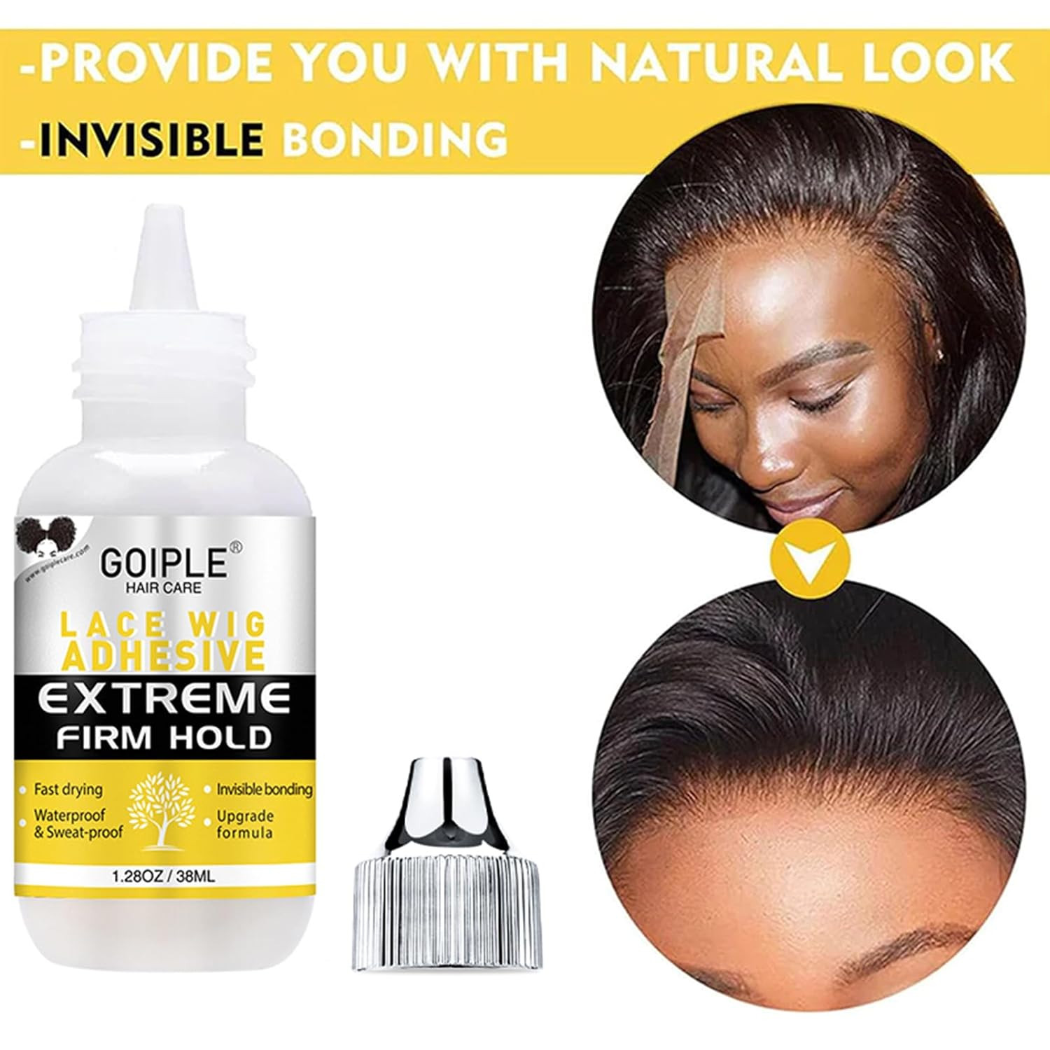 Goiple Waterproof &Strong Hold Lace Glue (Select Size)