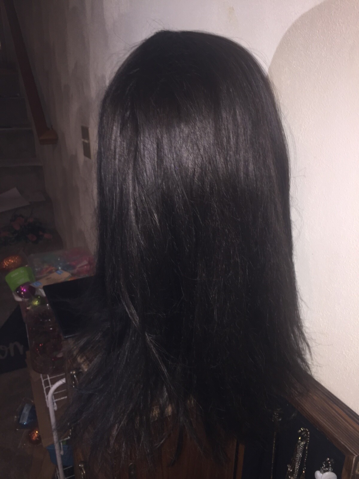 A Full Body, Flowing, Long, Dark Wig for A Very Low Price!