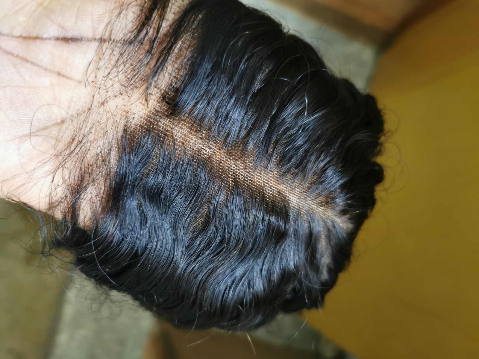 Custom High Quality Sexy Deep Curly 26” Virgin Human Hair Wig 1B