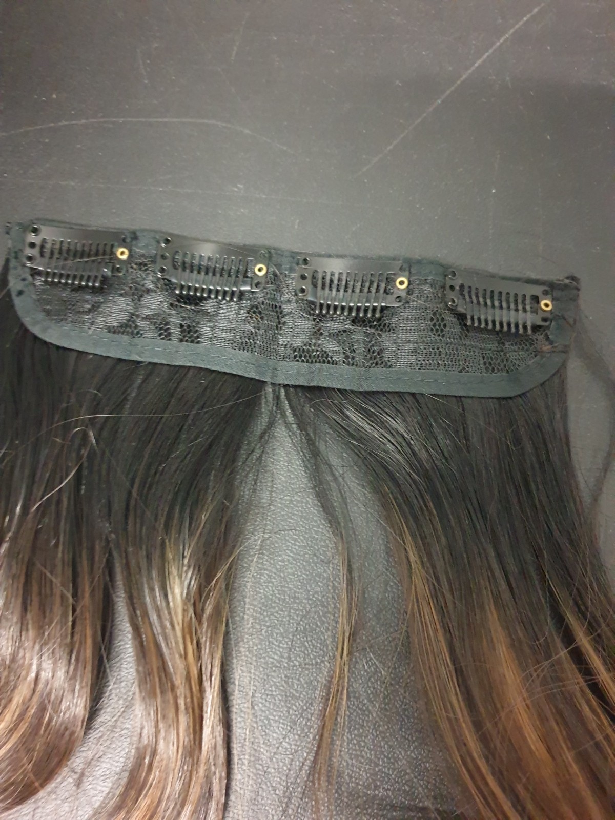 Fliace Clip-In Hair Extensions Natural & Soft Hair Dark Brown Long Wavy 6-Pieces