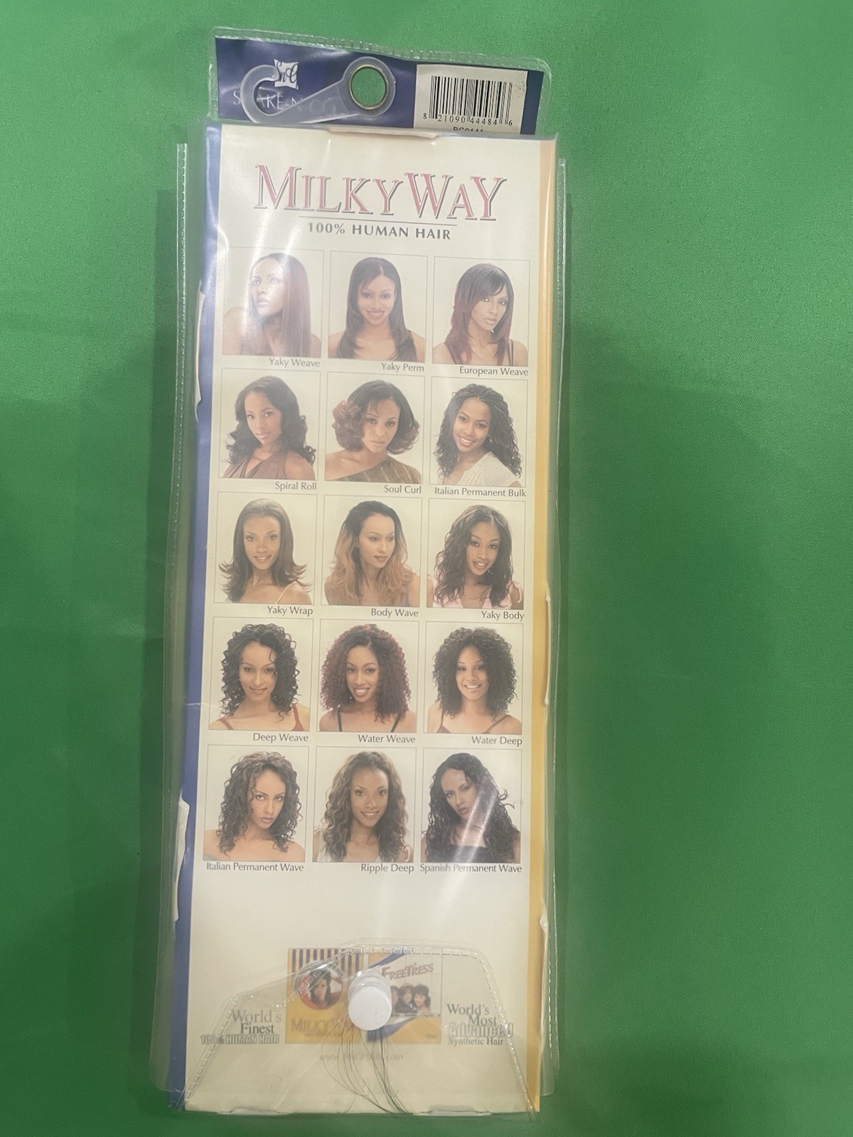 Milky Way 100% Human Hair Paradise Curl Curly Extensions 14″ Sew-In Black